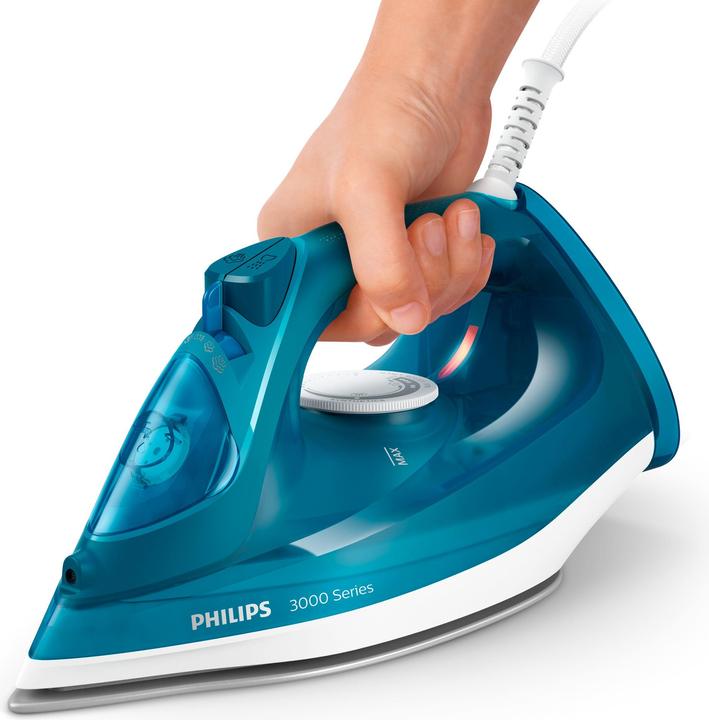 Actual product image Philips 3000 series DST3040/70 Steam iron Ceramic soleplate (2400 W, 200 g/min)