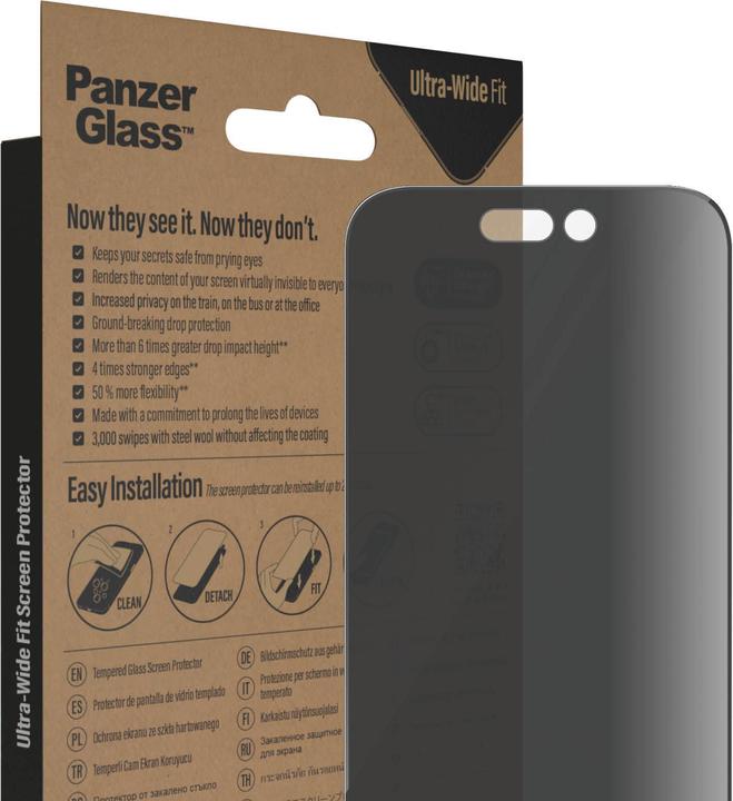 Produktbild PanzerGlass Ultra-Wide Fit (1 Stück, Apple iPhone 14 Pro)