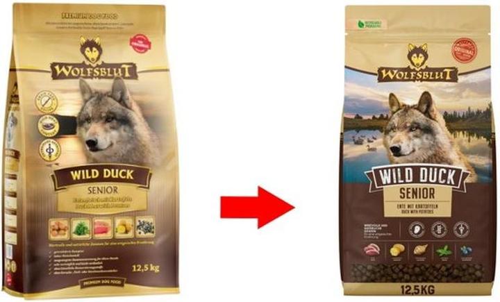 Produktbild Wolfsblut Wild Duck (Senior, 1 Stk., 12500 g)