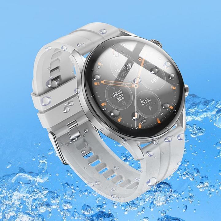Produktbild Hoco Headphone with microphone smartwatch with call function Y7 Pro silver