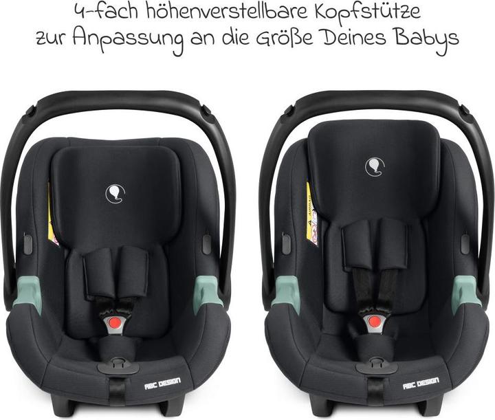 Actual product image ABC Design ABC Tulip baby car seat i-Size / 0 to approx. 13 kg (Baby car seat, ECE R129/i-Size Standard)