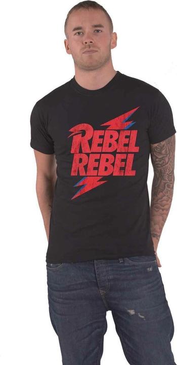 Actual product image David Bowie Rebel Rebel TShirt (M)