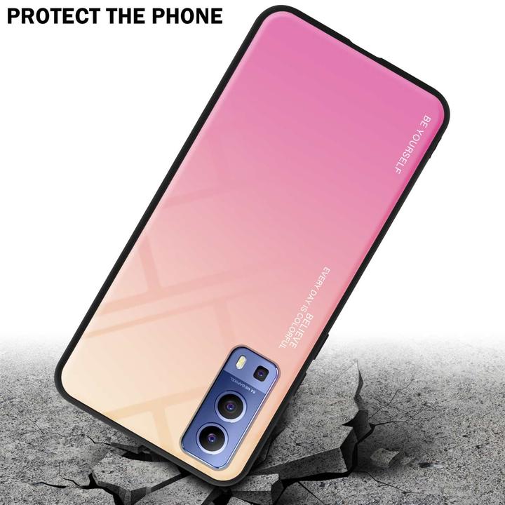 Productafbeelding Cadorabo TPU 2 Kleuren Glazen Hoesje (Vivo Y72 5G, Vivo Y52s 5G)