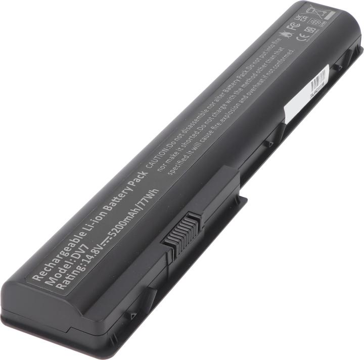 Image du produit HP Batterie 516355-001, HSTNN-DB75, HSTNN-OB75 (6 cellules, 5200 mAh)