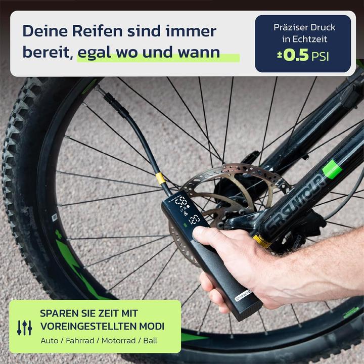 Image du produit Woowind Elektrische Fahrradpumpe