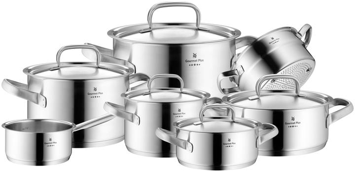 WMF Batterie de 7 casseroles Gourmet Plus (16 cm, Ensemble de casseroles et de poêles de cuisson)