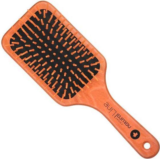 Actual product image Fripac Natural Line Maple Paddle Brush 9 Rows