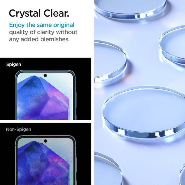 Actual product image Spigen ALM Glas.Tr Sam A55 5G 2szt. szkło hartowane AGL07775 (2 Piece, Samsung Galaxy A55)
