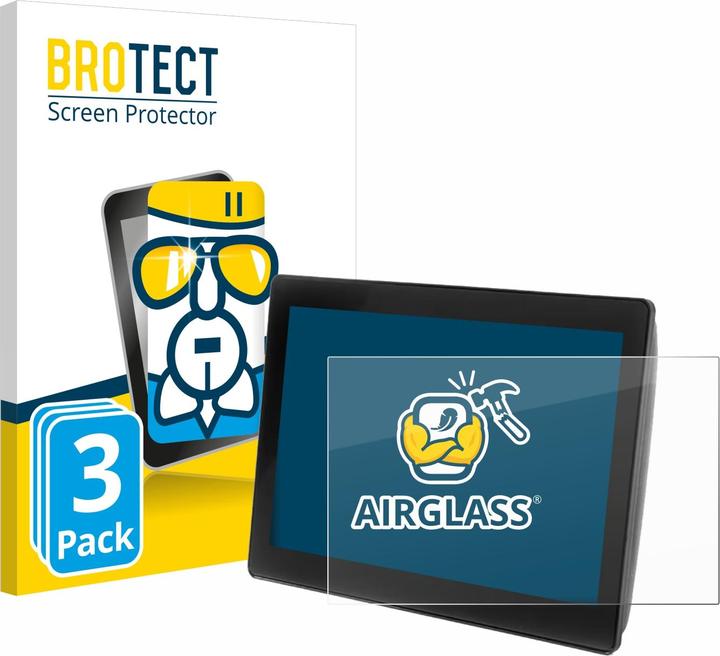 Produktbild BROTECT Schutzglas Schutzfolie Glas Folie Displayschutz klar (3 Stück, Universal)