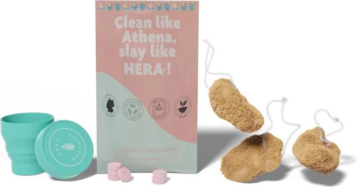 Actual product image Hera Organics Starterkit Menstruationsschwämme (3 x, M)