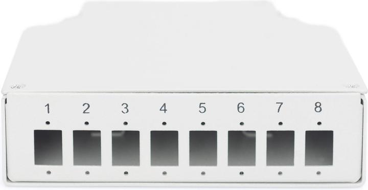 Actual product image Digitus Din Rail Splice Box for 8 LC/DX couplers