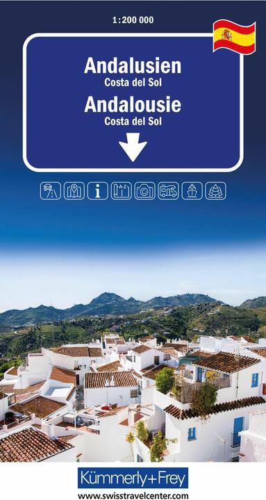 Produktbild Kümmerly+Frey Regional-Strassenkarte Andalusien 1:200.000