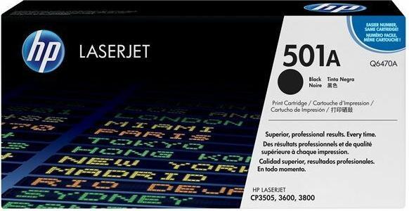 Produktbild HP 501A - Schwarz - Original - LaserJet