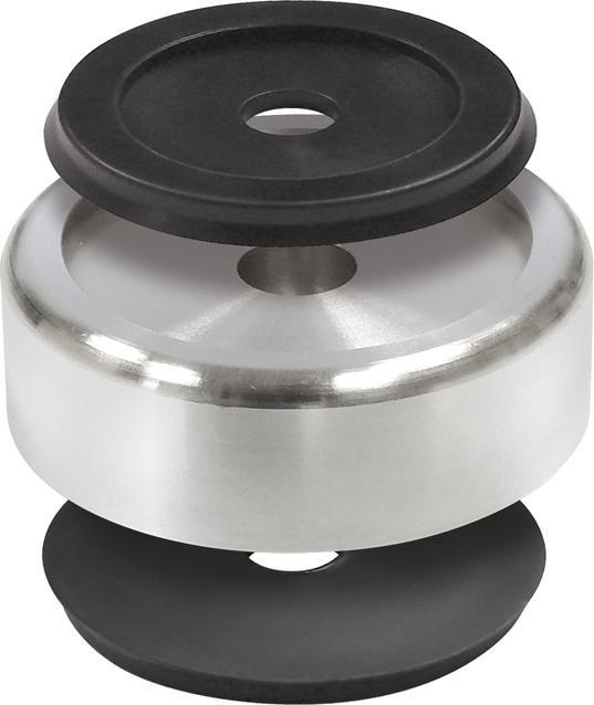 Actual product image Sintron 206381 Aluminium foot set 4 pcs.
