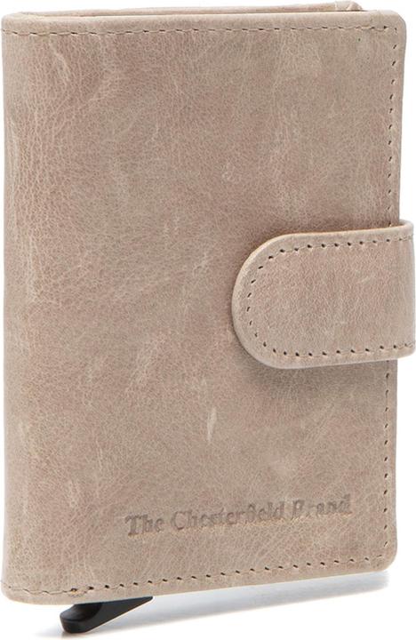 The Chesterfield Brand Antique Buff Kreditkartenetui RFID Schutz Leder 7 cm