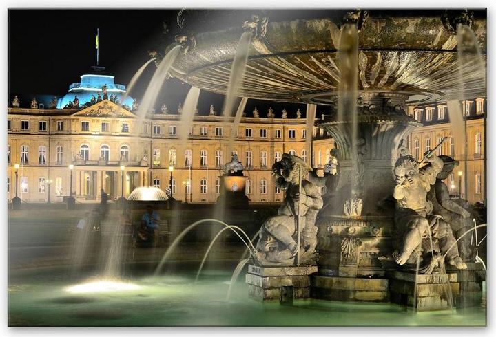Produktbild Trenddeko Stuttgarter Schlossbrunnen (100 x 70 cm)