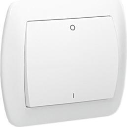 Produktbild Kontakt Simon Zweipoliger Schalter AKORD weiss - AW2