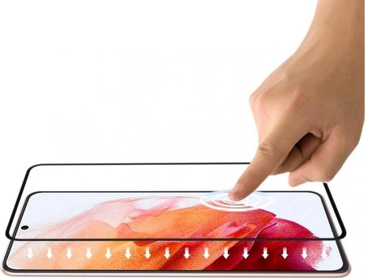 Actual product image Screenguard Samsung Galaxy S21 Full Screen Protective Glass Film 2.5D 9H (1 Piece, Samsung Galaxy S21)