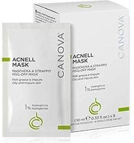 Actual product image Canova Acnell Peel Off Face Mask 8 Sachets 10ml - Pack of 8 (10 ml)