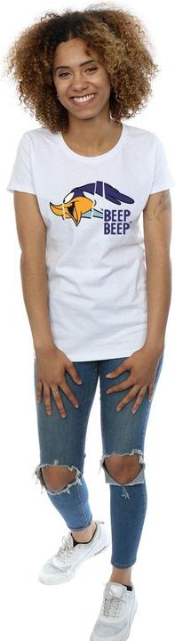 Immagine prodotto Looney Tunes Maglietta in cotone Beep Beep Road Runner Donna/Ladies (S)
