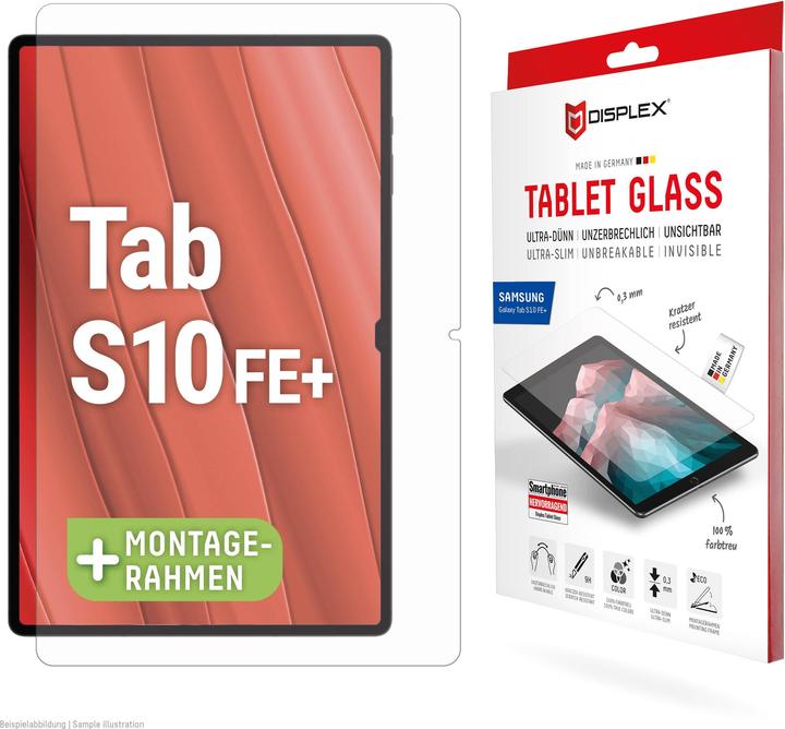 Displex Tablet Glass, Tablet Schutzglas (1 Pezzo/i, Samsung Galaxy Tab S10 FE+)