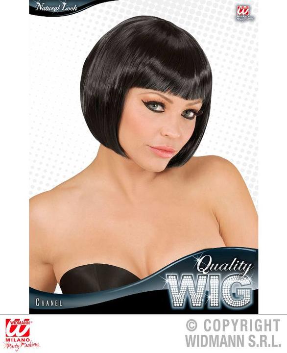 Actual product image Widmann SCHWARZE CHANEL PERÜCKE in Polybag