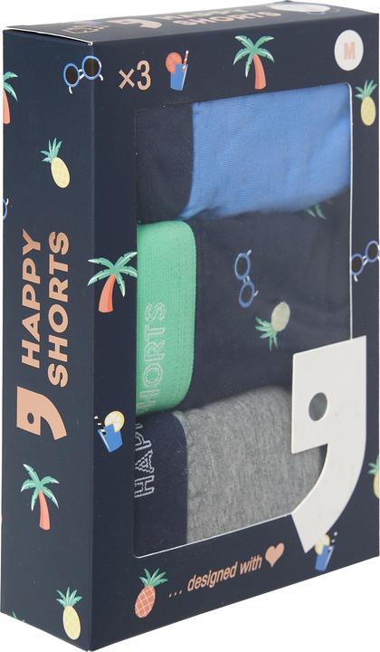 Immagine prodotto Happy shorts Maglia con pantaloni retrò (M, confezione da 3)