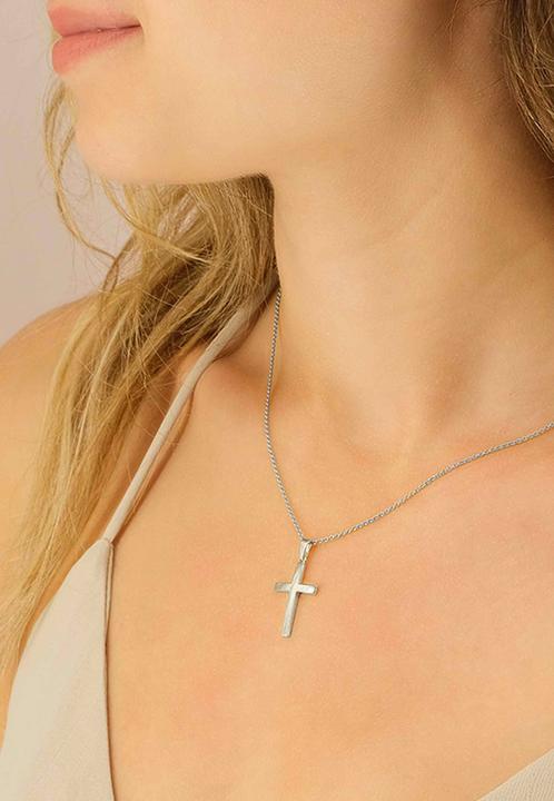 Image du produit Muau Croix à poutre (Or blanc)