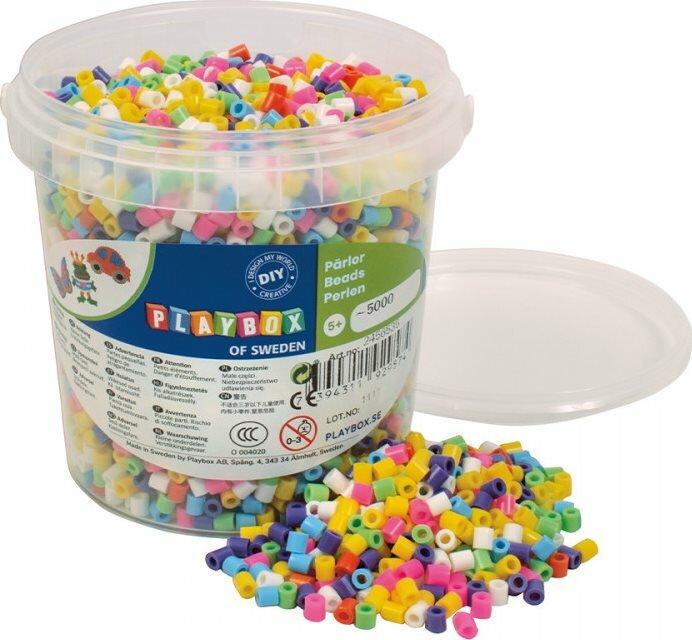 Actual product image Playbox Bügelperlen im Eimer - Farben des Frühlings 5000 Stück