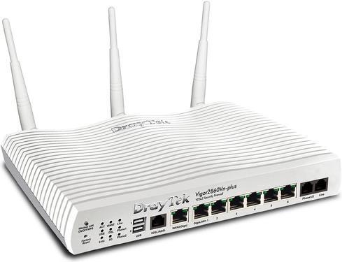 Actual product image Draytek Vigor2860AC: VDSL2&ADSL2+WLAN modem