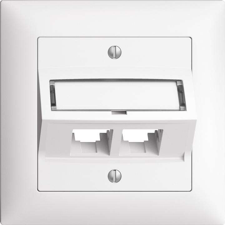 Feller EdizioDue EASYNET 2x Aufnahme für RJ45