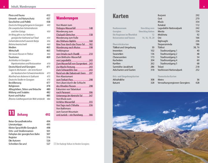 Produktbild Reiseführer Georgien - mit 18 Wanderungen (Deutsch, Falk Schäfer, 2023)