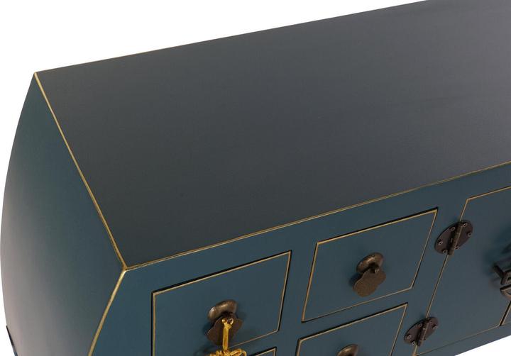 Image du produit DKD Home Decor Console Blue Fir MDF Wood 98 x 26 x 80 cm