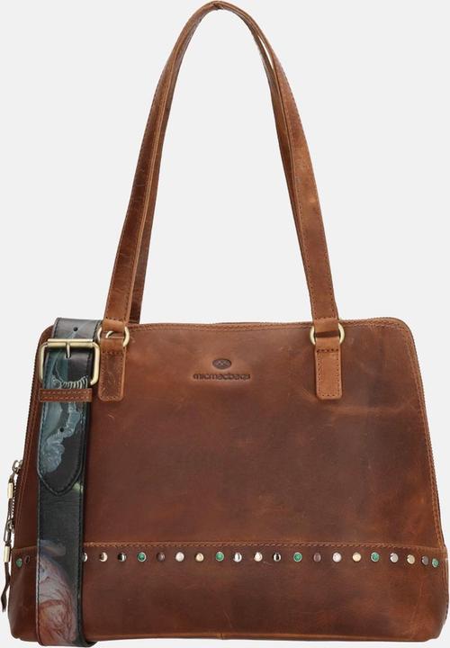 Micmacbags Hide & Stitches Masterpiece Shopper - Cognac - 100% Leer