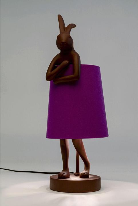 Produktbild Kare Design Tischleuchte Animal Rabbit Rot/Lila 50cm (E14)