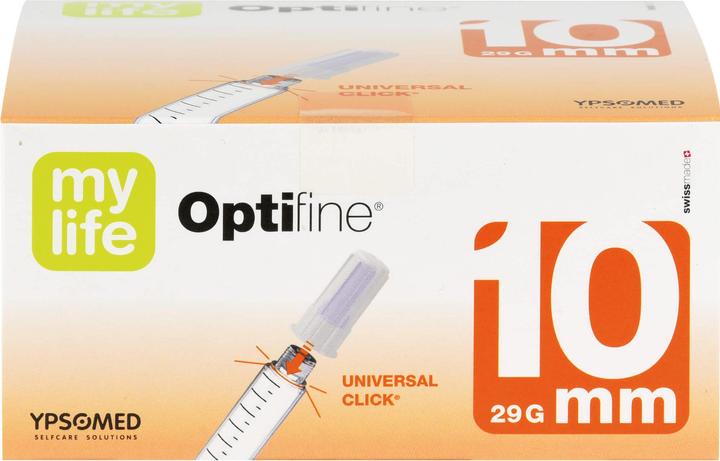 Actual product image Mylife Optifine 10 pen needles 0.33x10mm, 100 pcs KAN