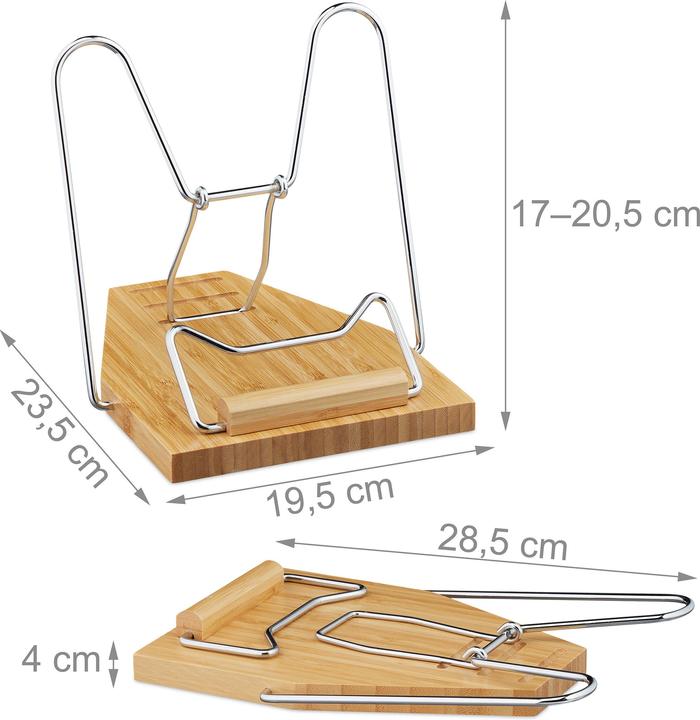 Produktbild Relaxdays Leseständer (19.5 x 23.5 x 20.5 cm)