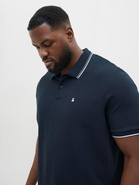 Actual product image Jack & Jones Plus Size Logo Poloshirt Poloshirt (3XL)