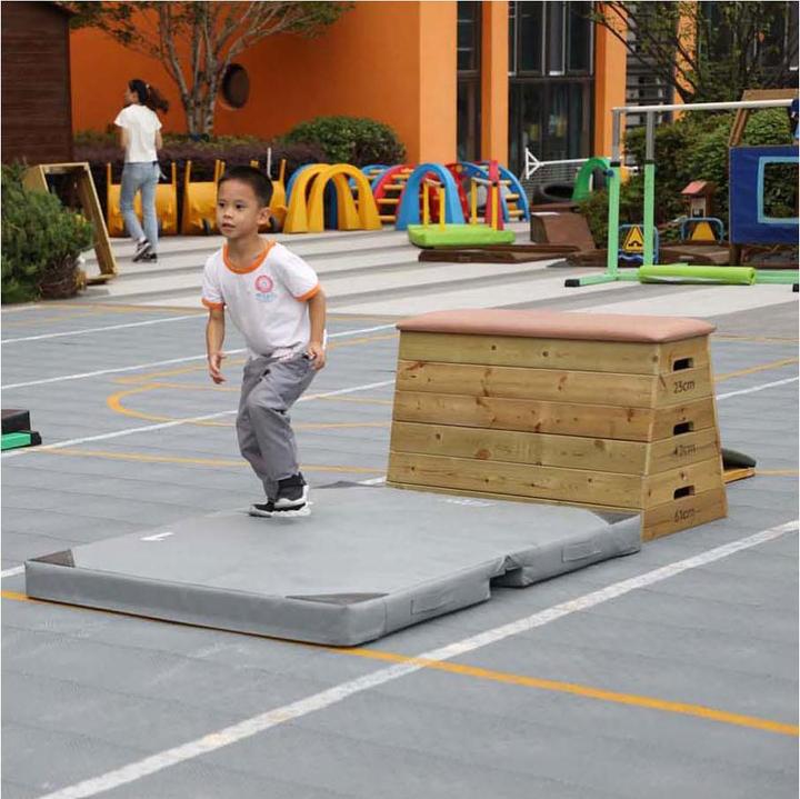 Actual product image Classic World Sprungkasten aus Holz mit 4 Schichten und Höhenverstellung