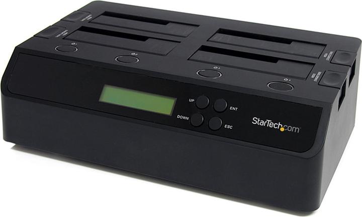 Produktbild StarTech 4 Bay Festplatten Kopierstation USB 3.0 / eSATA auf SATA - HDD 1:3 Duplikator - Standalone Festpl...