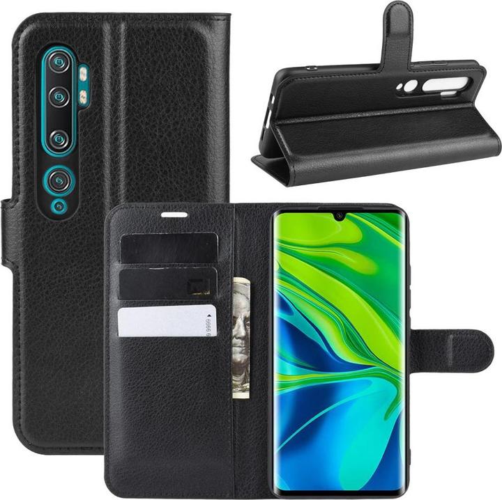 Image du produit Cover-Discount Xiaomi Mi Note 10 / 10 Pro - Housse en cuir noir (Xiaomi Mi Note 10, Mi Note 10 Pro)