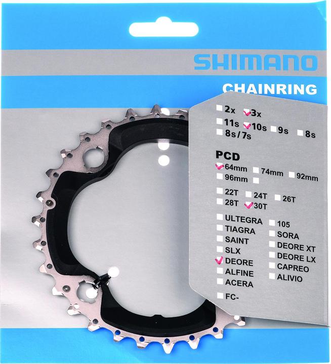 Image du produit Shimano Plateau de pédalier Deore FC-M6000-3 10 vitesses AN (40)
