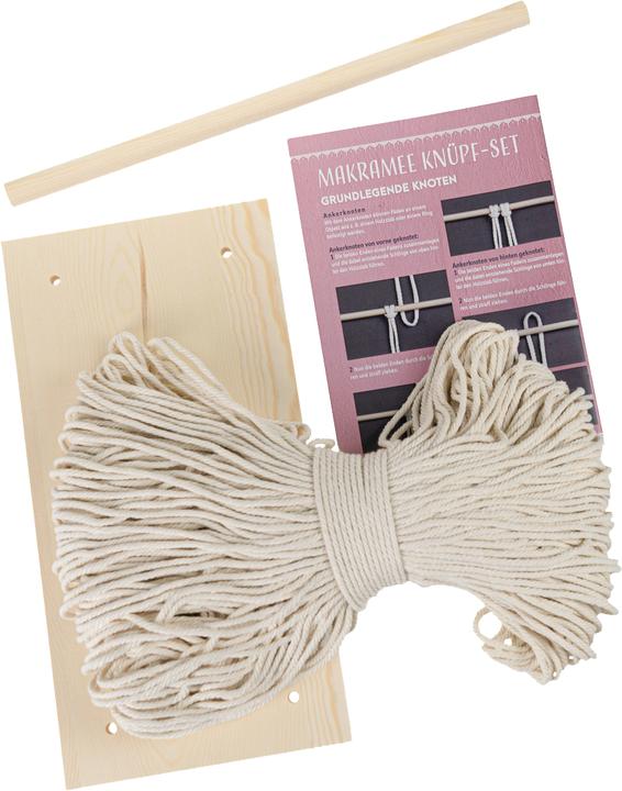 Actual product image Topp Macramé knotting set "Hanging shelf"