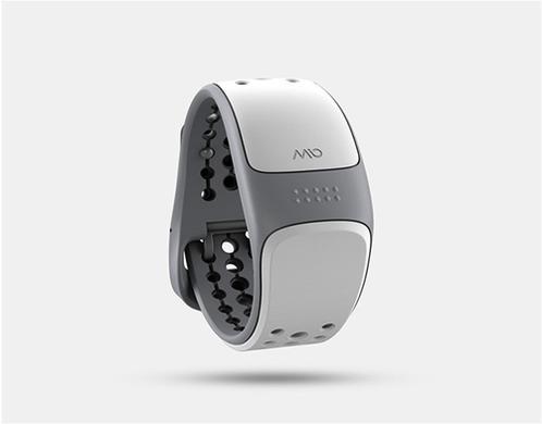Produktbild Mio Link SM Puls-/Sportarmband grau-weiss