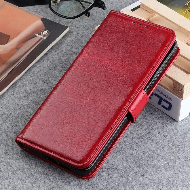 Actual product image MU Classic Crazy Horse Leather Bookcover Series (Realme 8 5G)