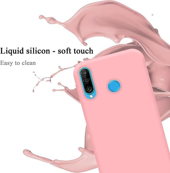 Actual product image Cadorabo TPU Liquid Silicone Case Cover (Huawei P30 Lite)