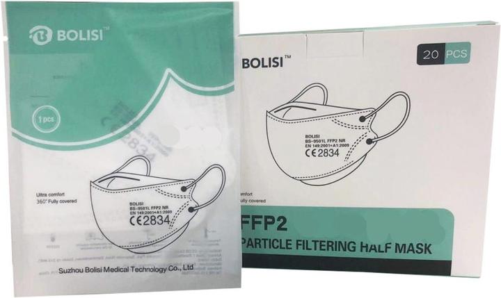 Actual product image Bolisi BOLISI BS-9501L FFP2 Particle Filtering Half Mask NR 20Stk (FFP2, 20 x)