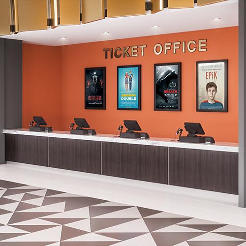 Image du produit Chief LW Series Impact On-Wall Kiosk - Portrait - Boîtier pour écran LCD - verrouillé