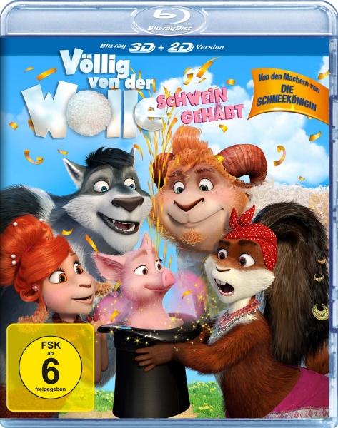 Produktbild Plaion Völlig von der Wolle: Schwein gehabt! (3D+2D BR) (Verkauf) (Blu-ray, Polnisch)