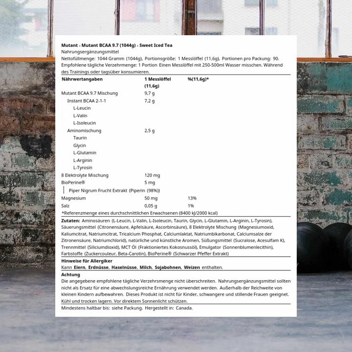 Produktbild Mutant BCAA 9.7 (1 Stk., 1044 g)